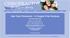 Desktop Screenshot of capetownchiropractors.co.za