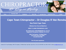 Tablet Screenshot of capetownchiropractors.co.za